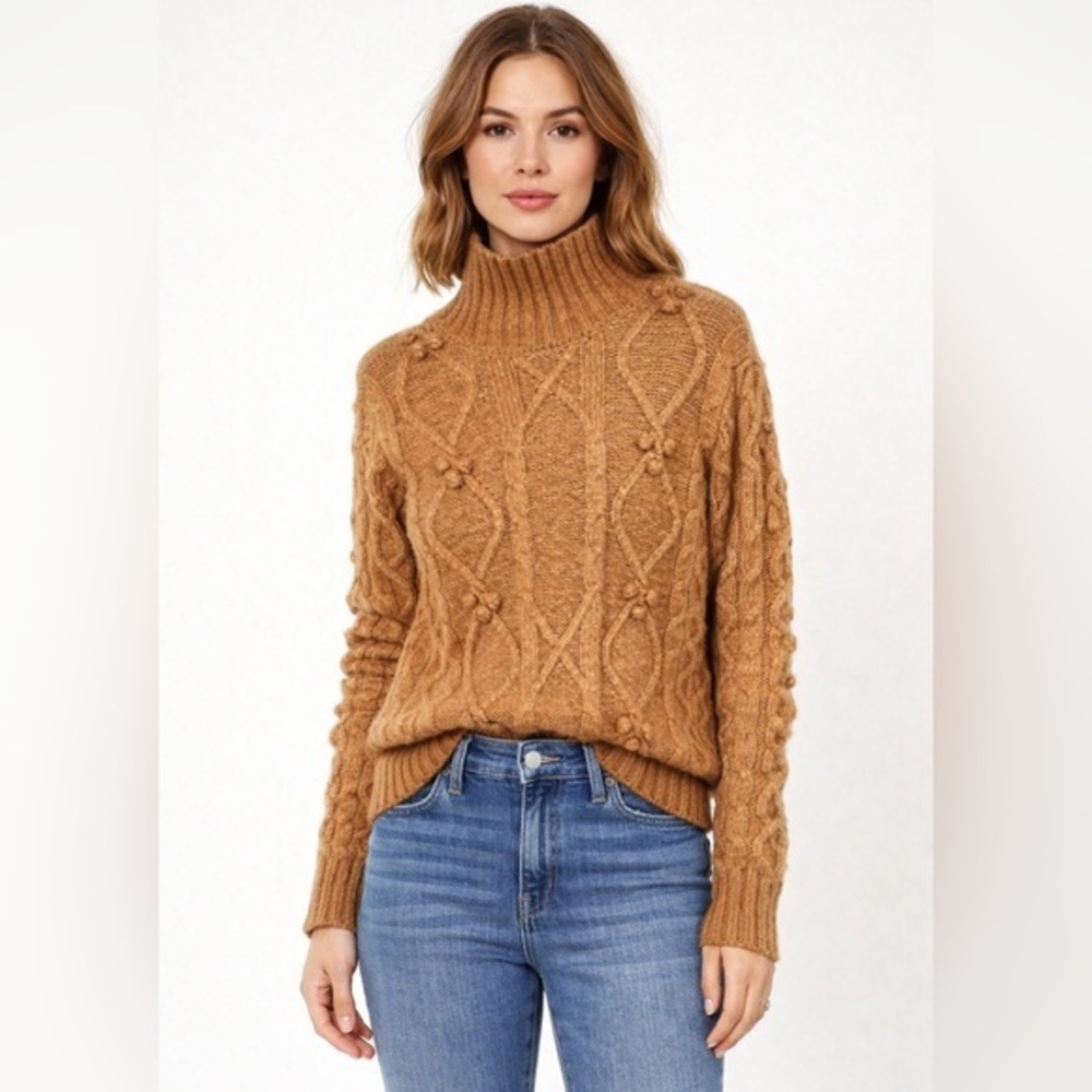 Cupcakes and Cashmere Sweater Funnel neck